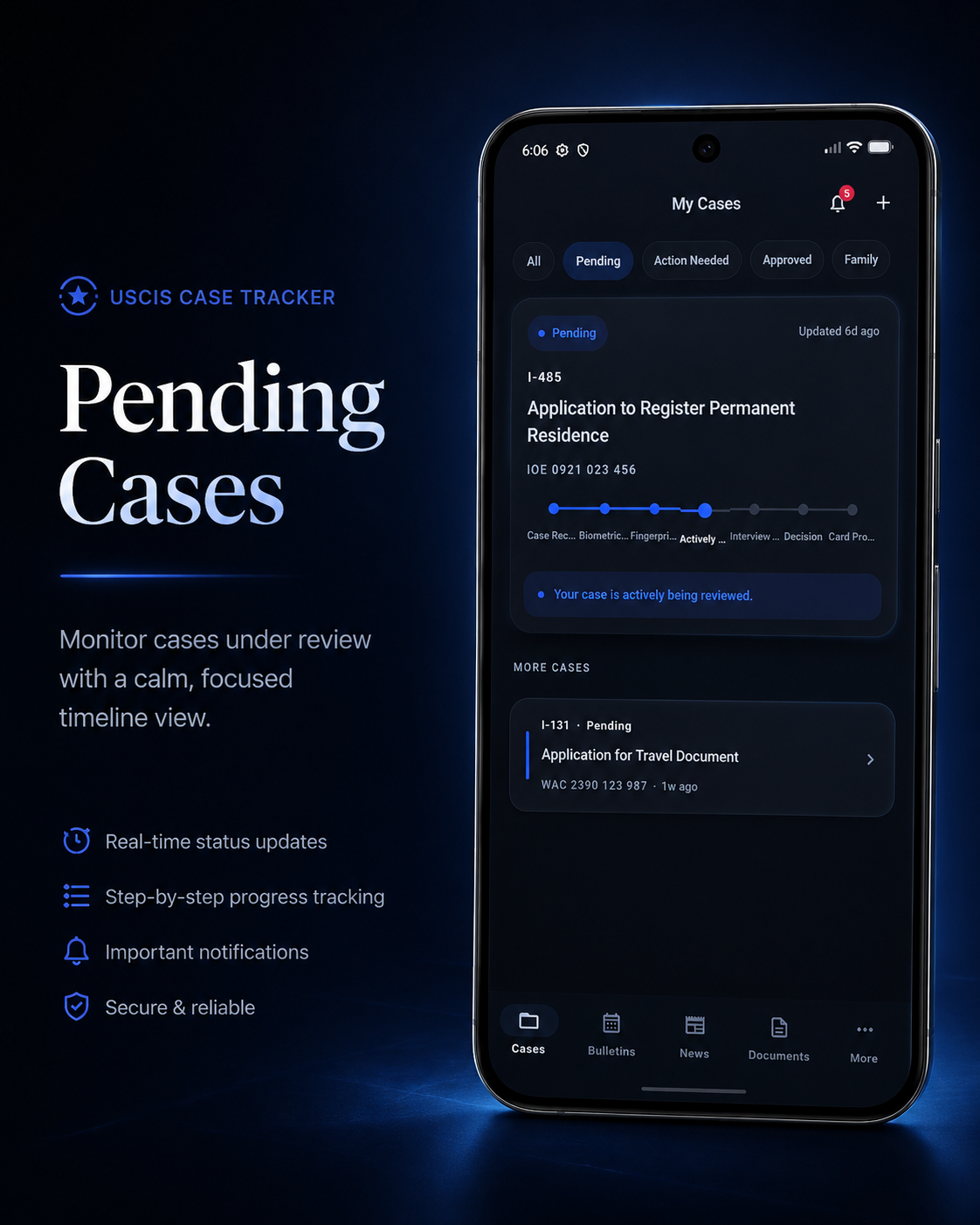 Pending Cases (Dark)