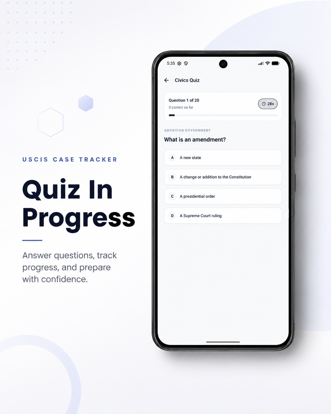 Civics Quiz (In progress)